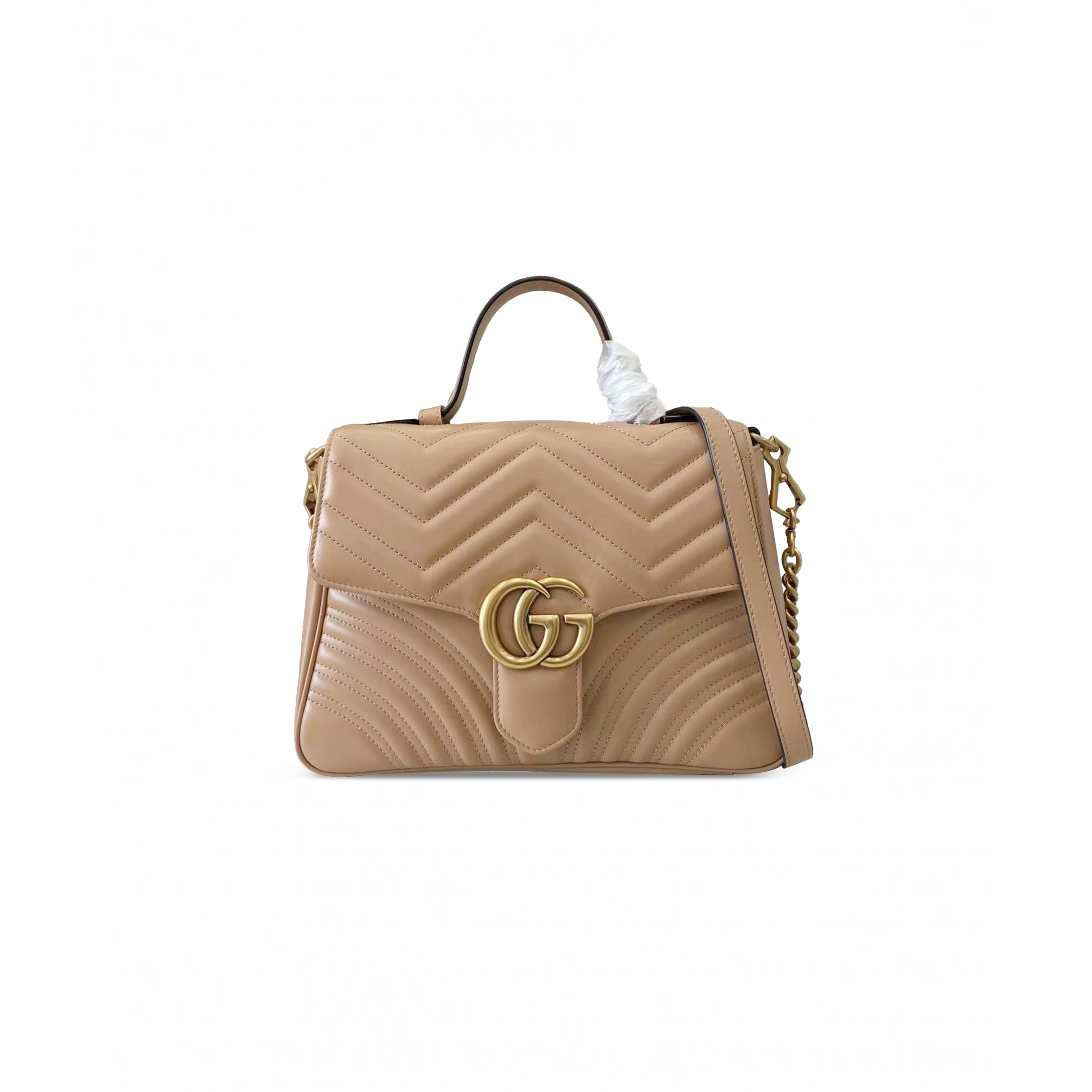 G*u*i gg marmont medium top handle bag ‎‎‎498110 (27*19*10.5cm)